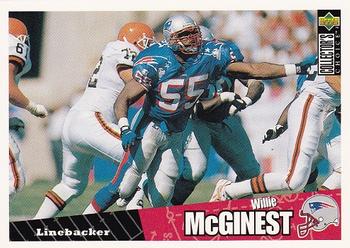 Willie McGinest New England Patriots 1996 Upper Deck Collector's Choice NFL #305